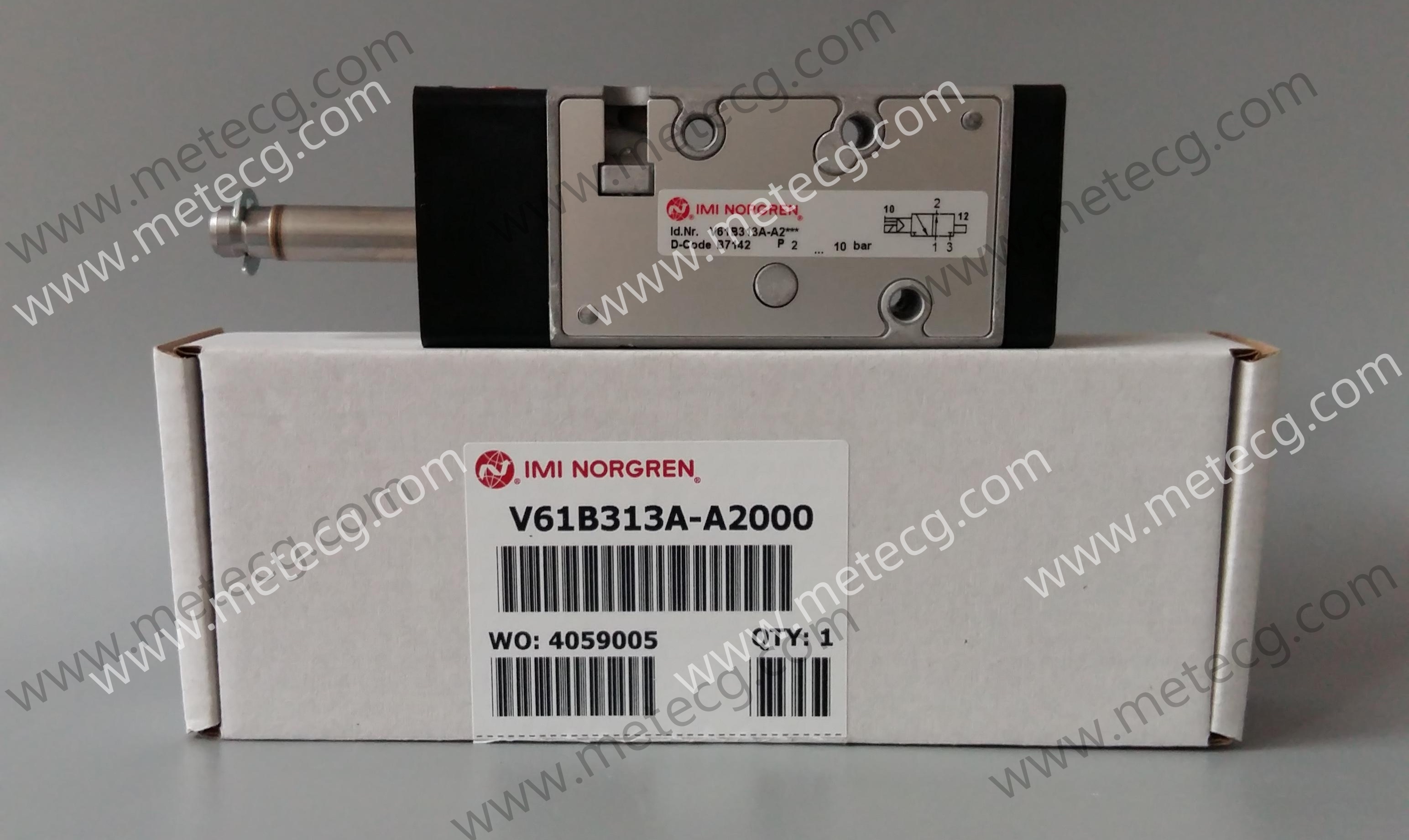 Norgren solenoid valve V61B313A for Techlong